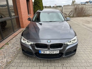 BMW Seria 3 F30-F31-F34 Touring Facelifting 2.0 320i 184KM 2017 BMW Seria 3 2.0 benzyna 184 KM M-pakiet automat zarej w PL zadbany, zdjęcie 4