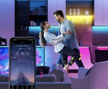 Светодиодная лента 20M RGB 5050 Bluetooth МОБИЛЬНОЕ ПРИЛОЖЕНИЕ ДИСТАНЦИОННОЕ УПРАВЛЕНИЕ МУЗЫКАЛЬНЫЙ НАБОР 12В