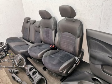 NISSAN JUKE 1 I F15 EU SEDADLA POHOVKA ČÁSTEČNÝ KOŽENÝ AIRBAG VYHŘÍVANÉ