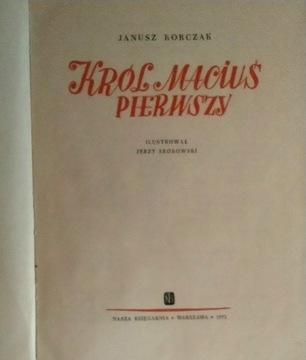 Król Maciuś Pierwszy Janusz Korczak SPK