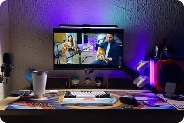 СВЕТОДИОДНАЯ ЛАМПА ДЛЯ МОНИТОРА КОМПЬЮТЕРА, РЕГУЛИРУЕМАЯ НОЧЬ, USB-КЛИП, СЕНСОРНАЯ ПАНЕЛЬ