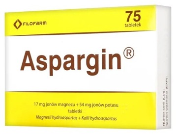 Aspargin 75tabl. magnez potas serce mięśnie