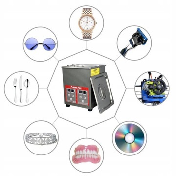 MYJKA WANNA ULTRADŹWIĘKOWA 2l STERYLIZATOR KOSMETYCZNY MYCIA CZĘŚCI