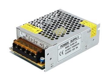 ZASILACZ LED 12V 60W 5A Montażowy Modułowy Przemysłowy Do Taśm MONO RGB