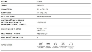 МЕБЕЛЬНАЯ ТКАНЬ EMOTIVERO TAURO, КАК СКАЙ, ДЛЯ СТУЛЬЕВ, КРЕСЕЛ, ДИВАНОВ