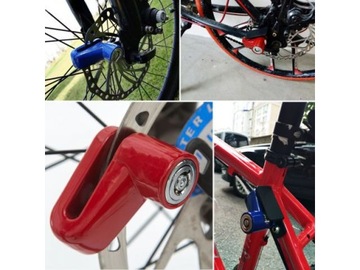 ЗАМОК ТОРМОЗНОГО ДИСКА MOTRU BIKE SCOOTER, ЧЕРНЫЙ