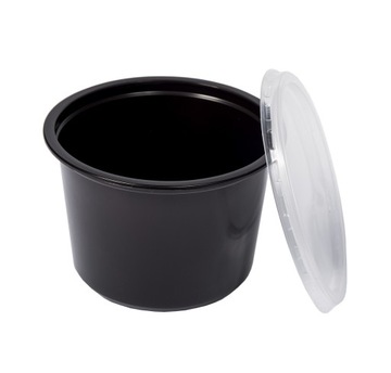 POJEMNIKI PLASTIKOWE Z WIECZKIEM 0,5L 50 SZTUK