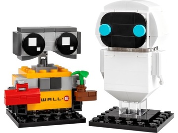 Оригинальный LEGO BrickHeadz 40619 EVE and WALL-E New Best в подарок