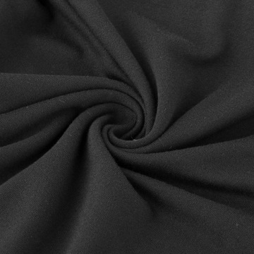 Elastyczne spodnie od piżamy ze sznurkiem M czarne, 3XL