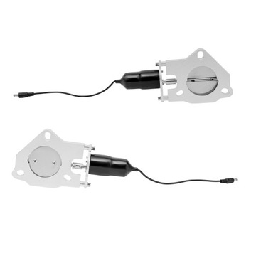 ВЫХЛОПНАЯ ДРОССЕЛЬ 12 В, 63 мм, двойной электрический выпускной клапан с дистанционным управлением