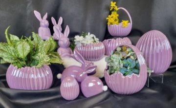 ЛАВАНДА КЕРАМИЧЕСКИЙ ГОРШОК/КРЫШКА