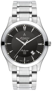 Zegarek męski ATLANTIC SEAHUNTER 71365.41.61 srebrny BOX