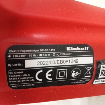 F9 Einhell GC-EG 1410 Электрический очиститель швов