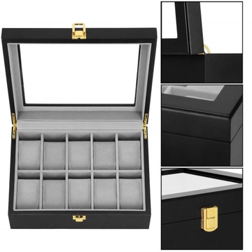 ОРГАНАЙЗЕР ДЛЯ ЧАСОВ, 10 шт., JEWELRY BOX, ELEGANT BOX