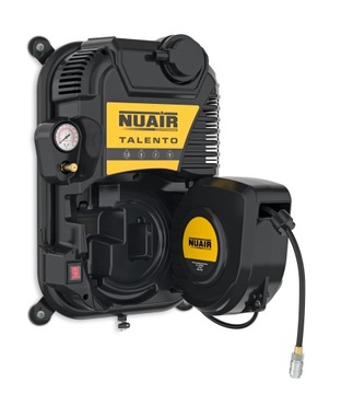 KOMPRESOR BEZOLEJOWY NUAIR TALENTO ŚCIENNY 8 BAR ZBIORNIK 2L 160L/MIN 69dB