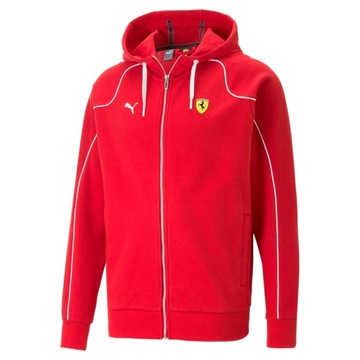 Bluza PUMA FERRARI RACE HOODED SWEAT JACKET na suwak z kapturem XL