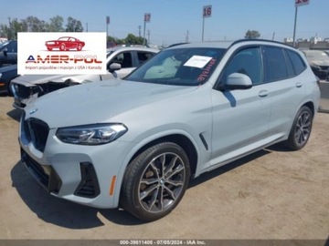 BMW X3 G01 2022 BMW X3 2022r, 2.0L 2.0 Benzyna 248KM