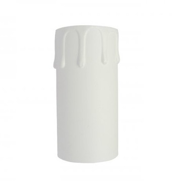Gilza osłonka świeczka do lamp fi42/39 BIAŁA 85mm