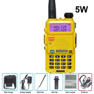 Oryginalna stacja radiowa Baofeng UV 5R CB Ha