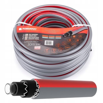 Укрепленный садовый шланг с 6-х слоем 30BAR 3/4 '' 30 м для польского продукта для воды