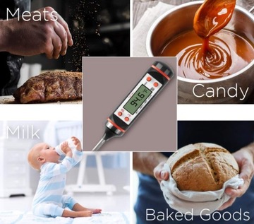 ШТИФТНЫЙ ЖК-ТЕРМОМЕТР ДЛЯ МЯСА, МОЛОКА, ВИНА