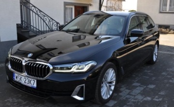 BMW Seria 5 G30-G31 Touring Facelifting 2.0 520d 190KM 2021 BMW Seria 5 BMW 520 2.0 190km XDRIVE 112021R LASERY ACC Klimax4 ORYGINAL F
