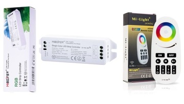 Sterownik RGB + Pilot RGB do taśm LED 4 strefowy