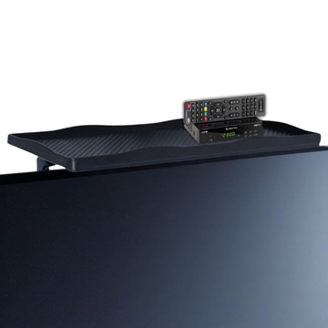 UNIWERSALNA PÓŁKA NAKŁADANA UCHWYT NA TV TELEWIZOR MONITOR DEKODER DVBT