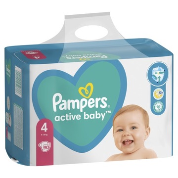 Pieluszki Pieluchy Pampers Active Baby 4 90 szt.