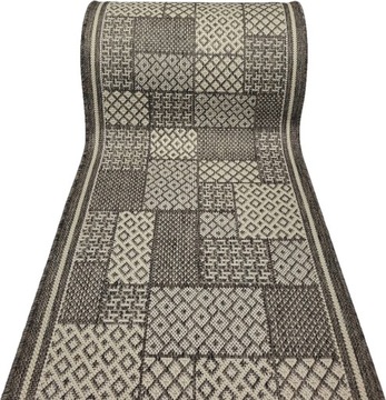 CHODNIK SZNURKOWY 100cm PATCHWORK TOUPE KREMOWY