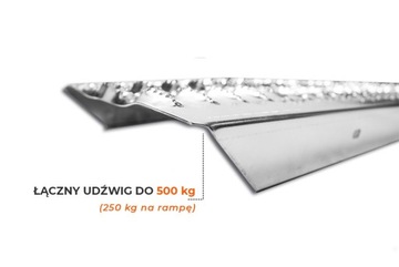 Стальной въездной пандус 183 см. ГРУЗОПОДЪЕМНОСТЬ до 500 кг вес пандуса 18 кг.