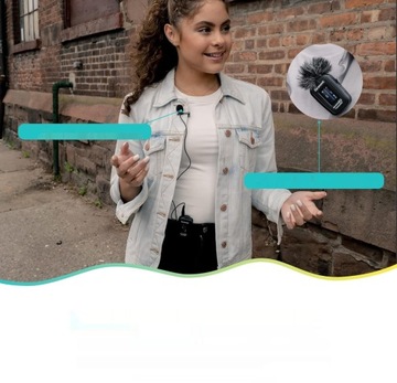 Saramonic Blink500 Pro Двухканальный беспроводной петличный микрофон для iOS