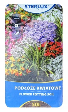 PODŁOŻE KWIATOWE STERLUX 50L