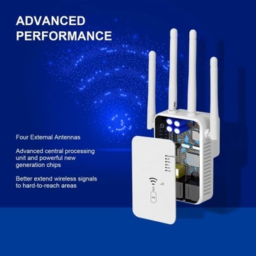Усилитель сигнала Wi-Fi Сеть 5 ГГц СИЛЬНЫЙ РЕГУЛЯТОР Wi-Fi 1200 Мбит/с