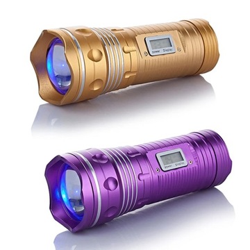 Синий, белый, желтый, 3 источника света, кронштейн для рыболовного светильника, перезаряжаемый, сильный