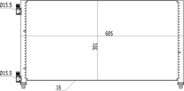 CHLADIČ KLIMATIZACE FIAT DOBLO 2001 - 2010