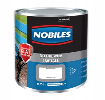 Farba NOBILES FTALONAL biały półpołysk 0,25L