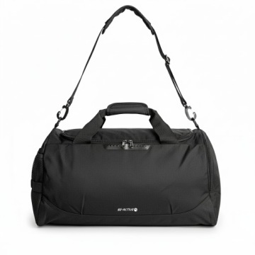 СПОРТИВНАЯ ТРЕНИРОВОЧНАЯ СУМКА 30 Л ДЛЯ СПОРТИВНОГО ЗАЛА НА ПЛЕЧЕ, ЧЕРНАЯ