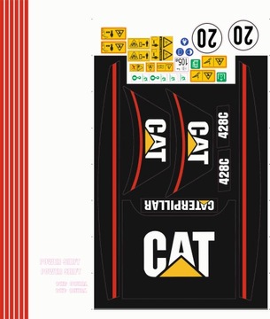 NAKLEJKI NAKLEJKA CAT 301.7D