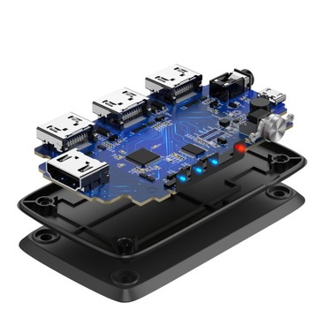 UGREEN PRZEŁĄCZNIK ROZDZIELACZ SWITCH SPLITTER HDMI - 3x HDMI 4K 30Hz PILOT