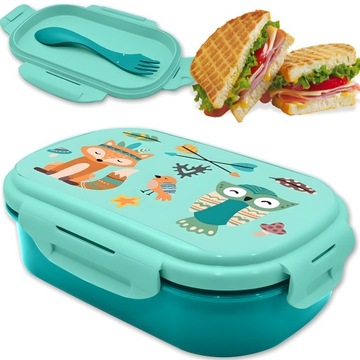 LUNCHBOX LIS I SOWA ŚNIADANIÓWKA DLA DZIECI