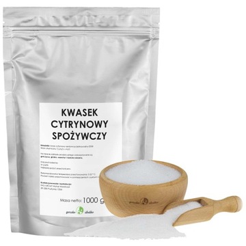 KWASEK CYTRYNOWY kwas czysty spożywczy 1kg