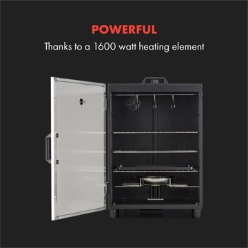 Электрическая коптильня Flinstone Steel, 1600Вт, сталь