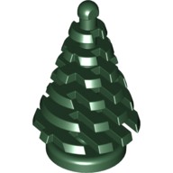 LEGO Roślina Choinka Mała Drzewo C. Zielony 2435