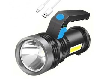 VARGO LATARKA LED VL86 MOCNA WIELOFUNKCYJNA AKUMULATOROWA USB 3 TRYBY ZOOM