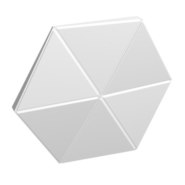 Styropianowy panel ścienny 3D Hexagon nr 2