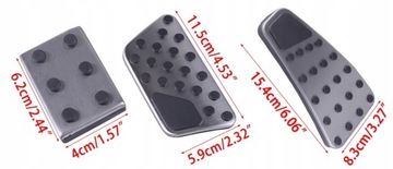 3 шт. педали для Dodge Ram 1500-5500 09-2018