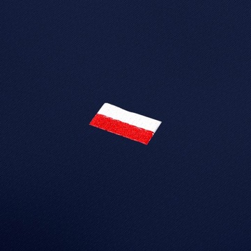 Red is Bad Bluza kangurka Polska Flaga - granat - 3XL