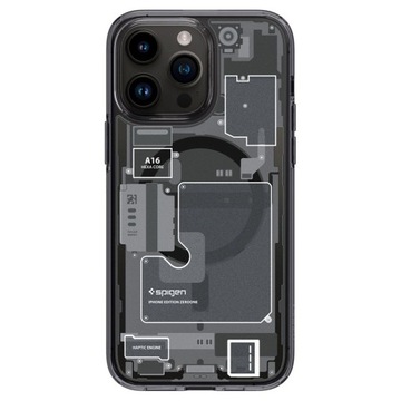 Чехол Spigen Ultra Hybrid Mag с MagSafe для iPhone 15 Pro Max — серый и черный