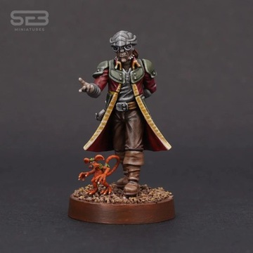 Hondo Ohnaka Pirate Leader and Pet model pasuje do gry StarWars Legion